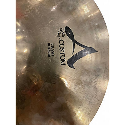 Used Zildjian 18in A Custom Crash Cymbal