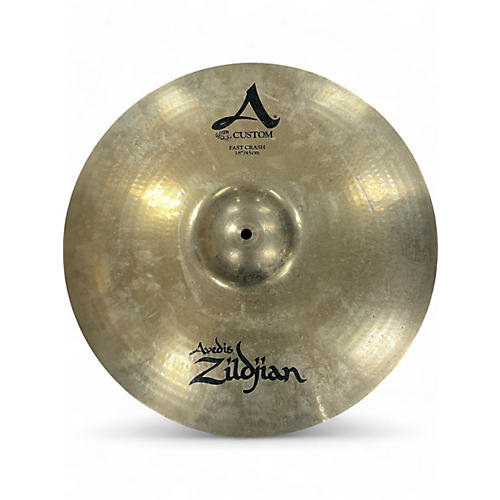 Zildjian Used Zildjian 18in A Custom Fast Crash Cymbal 38