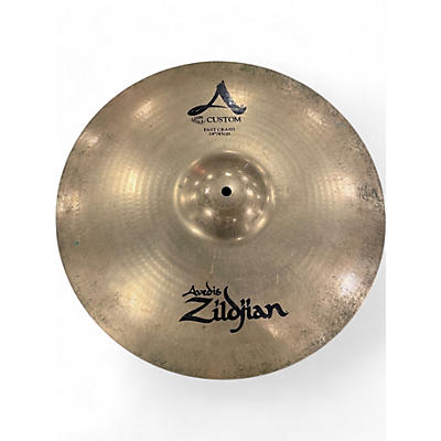 Used Zildjian 18in A Custom Fast Crash Cymbal