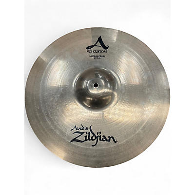 Used Zildjian 18in A Custom Medium Crash Cymbal