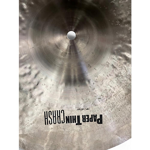 Used Zildjian 18in K CUSTOM PAPER THIN CRASH Cymbal Cymbal 38