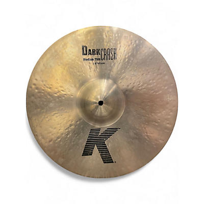Used Zildjian 18in K DARK CRASH MEDIUM THIN Cymbal