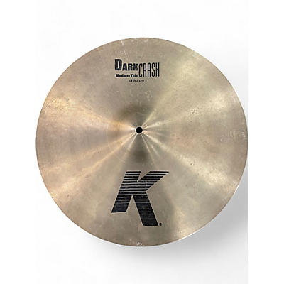 Used Zildjian 18in K Medium Dark Thin Crash Cymbal