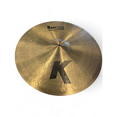 Used Zildjian 18in K Medium Dark Thin Crash Cymbal