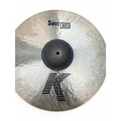 Used Zildjian 18in K Sweet Crash Cymbal