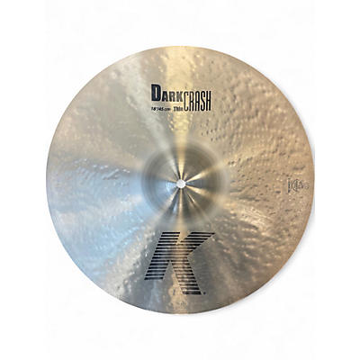 Used Zildjian 18in K Thin Dark Crash Cymbal