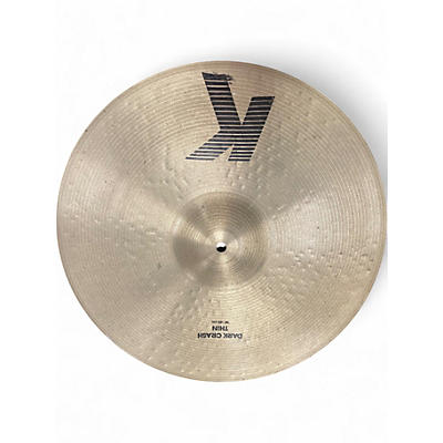 Used Zildjian 18in K Thin Dark Crash Cymbal
