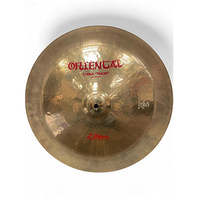 Used Zildjian 18in Oriental China Trash Cymbal
