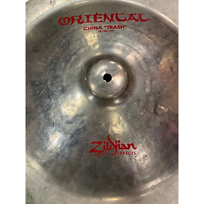 Used Zildjian 18in Oriental China Trash Cymbal