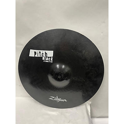 Zildjian Used Zildjian 18in Pitch Black Crash Cymbal