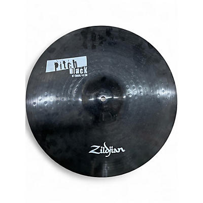 Used Zildjian 18in Pitch Black Crash Cymbal