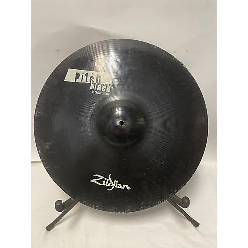 Zildjian Used Zildjian 18in Pitch Black Cymbal 38