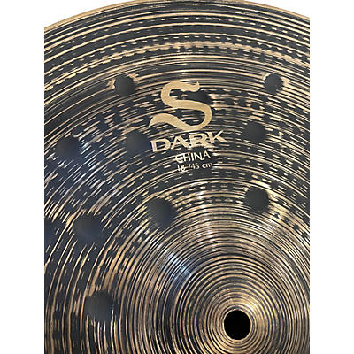 Used Zildjian 18in S DARK CHINA Cymbal