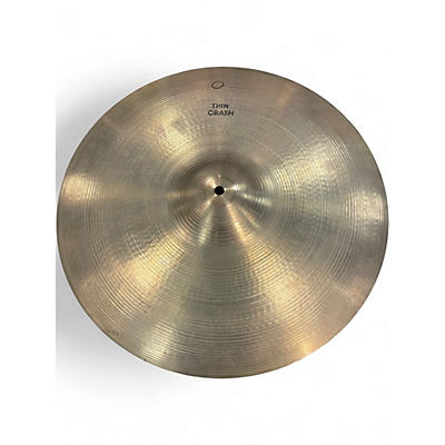 Used Zildjian 18in Thin Crash Cymbal