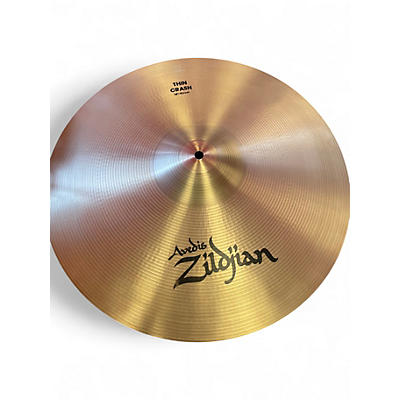 Used Zildjian 18in Thin Crash Cymbal