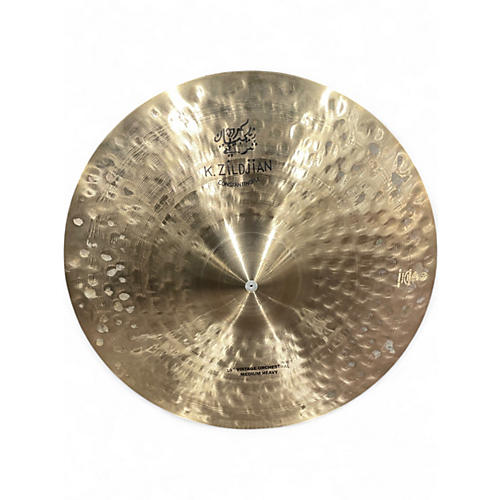 Used Zildjian 18in Vintage Orchestral Crash Pair Marching Cymbal 38