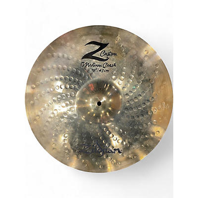 Used Zildjian 18in Z Custom Medium Crash Cymbal