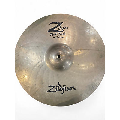 Used Zildjian 18in Z Custom Rock Crash Cymbal