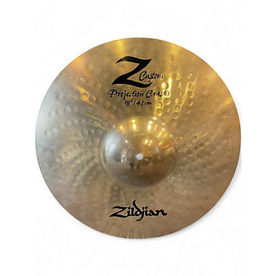 Used Zildjian 18in Z custom projection Crash Cymbal
