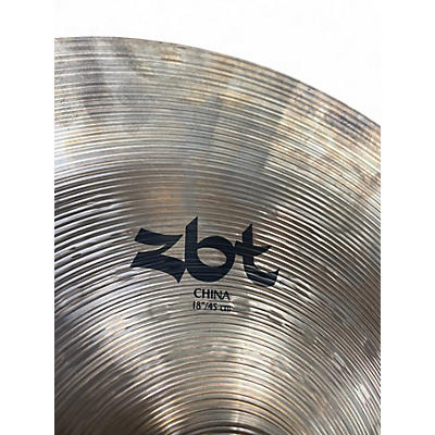 Used Zildjian 18in ZBT China Cymbal