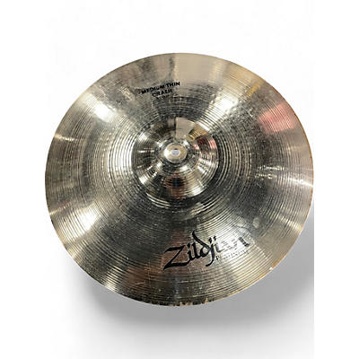 Used Zildjian 18in medium thin crash Cymbal