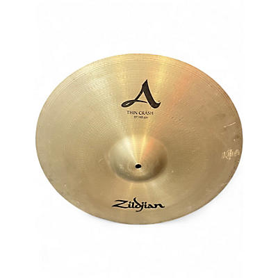 Used Zildjian 19in A Series Medium Thin Crash Cymbal