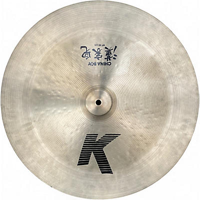 Zildjian Used Zildjian 19in K CUSTOM CHINA BOY Cymbal