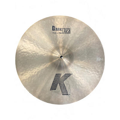 Used Zildjian 19in K Thin Dark Crash Cymbal