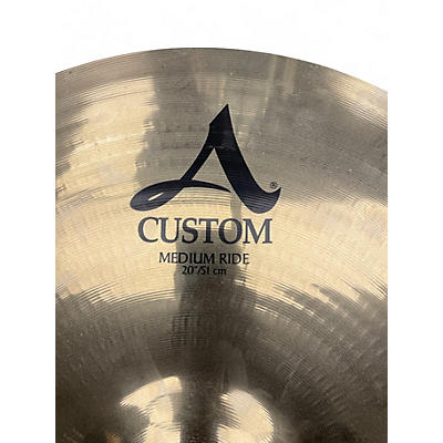 Zildjian Used Zildjian 20in A Custom Medium Ride Cymbal