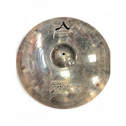 Used Zildjian 20in A Custom Medium Sizzle Ride Cymbal 40
