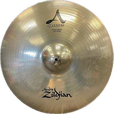 Zildjian Used Zildjian 20in A Custom Ping Ride Cymbal