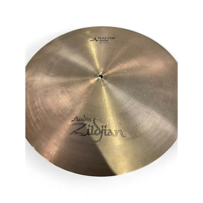 Used Zildjian 20in A FLAT TOP RIDE Cymbal