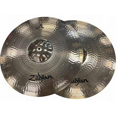 Used Zildjian 20in A STADIUM MEDIUM PAIR Marching Cymbal