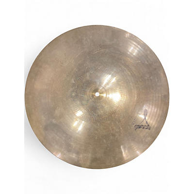 Used Zildjian 20in A custom flat ride Cymbal
