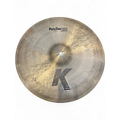 Used Zildjian 20in K Paper Thin Crash Cymbal