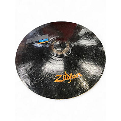 Used Zildjian 20in PITCH BLACK CRASH RIDE Cymbal