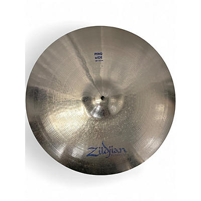 Used Zildjian 20in Platinum Ping Ride Cymbal Cymbal