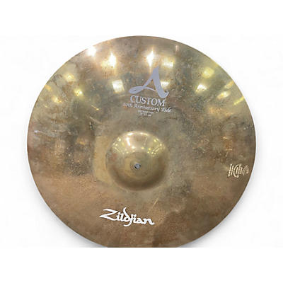 Used Zildjian 21in A Custom 20th Anniversary Ride Cymbal
