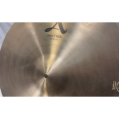 Zildjian Used Zildjian 21in A Series Sweet Ride Cymbal