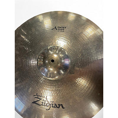 Used Zildjian 21in A Series Sweet Ride Cymbal