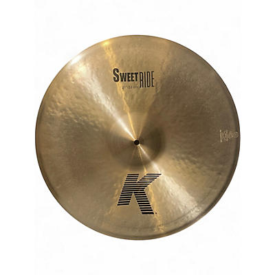 Used Zildjian 21in K Sweet Ride Cymbal