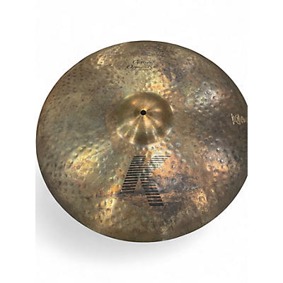 Used Zildjian 21in K custom Organic Ride Cymbal