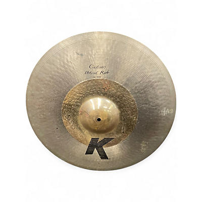 Used Zildjian 21in a custom hybrid ride Cymbal