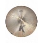 Used Zildjian  22in K CUSTOM DARK RIDE Cymbal 42