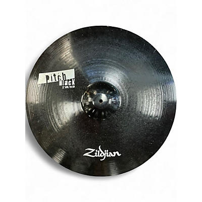 Used Zildjian 22in Pitch Black Ride Cymbal