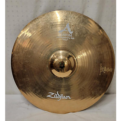 Zildjian Used Zildjian 23in A CUSTOM 25TH ANNIVERSARY RIDE Cymbal