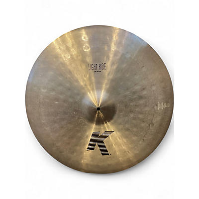 Used Zildjian 24in K Light Ride Cymbal