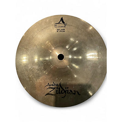 Used Zildjian 8in A Custom Crash Cymbal