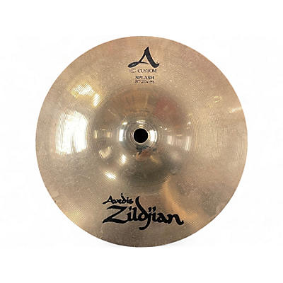 Used Zildjian 8in A Custom Splash Cymbal