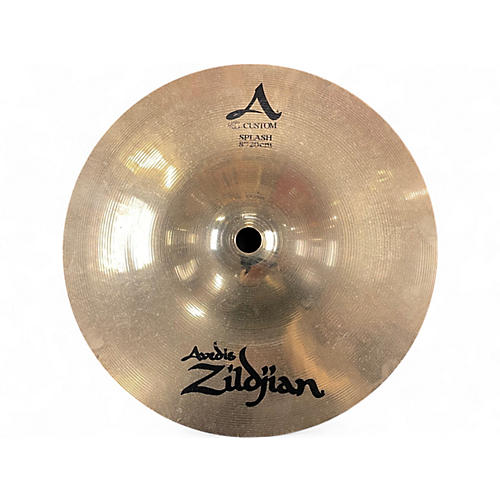 Used Zildjian 8in A Custom Splash Cymbal 24